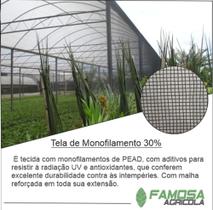Tela 30% de sombreamento costurada na medida de 6x30 Tela 30% de sombreamento costurada na medida de 6x30