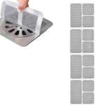 Tela Adesiva Protetor de Ralo 10X10 Banheiro Box Lavabo Anti Inseto Baratas Escorpiao Mosca Cabelo Protecao Seguranca