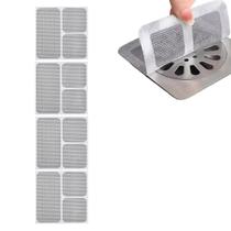 Tela Adesiva Protetor de Ralo 10X10 Banheiro Box Lavabo Anti Inseto Baratas Escorpiao Mosca Cabelo Seguranca Protecao