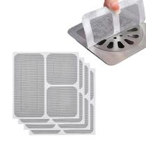 Tela Adesiva Protetor de Ralo 10X10 Banheiro Lavabo Box Anti Inseto Escorpiao Barata Mosca Cabelo Protecao Seguranca