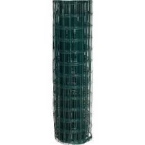 Tela alambrado, verde, malha 10 cm x 5 cm, fio 2,5 mm, com 1,0 m x 25 m (altura x comprimento), VONDER