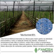 Tela Aluminet 60% medidas 5x13 Tela Aluminet 60% medidas 5x13