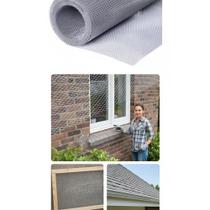 Tela Alumínio Expandido Proteção Insetos Calha Ralo 30x100cm
