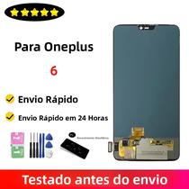 Tela AMOLED LCD De 6,28” Com Digitalizador Touch Screen Para OnePlus 6 A6000 A6003 - Peça De
