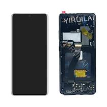 Tela AMOLED Samsung Galaxy S21 Ultra 5G Com Moldura, Display LCD E Montagem De Digitador Touch G998B