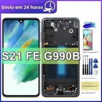 Tela AMOLED Samsung S21FE 5G Com Aro E Digitalizador LCD Para Série G990 Tela AMOLED Samsung S21FE 5G Com Aro E Digitalizador LCD Para Série G990