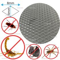 Tela Anti Escorpiões Baratas e Insetos 30cm x 30cm em Alumínio Não Desfia - Ficone Decor Tela Anti Escorpiões Baratas e Insetos 30cm x 30cm em Alumínio Não Desfia - Ficone Decor