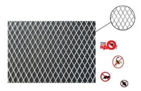 Tela Anti Inseto De Alumínio Expandido Para Ralo 15cmx100cm(4x7) - ZNubi Grelhas & Cia