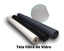 Tela anti-inseto Tela Mosquiteira Fibra De Vidro Cinza 1,00 X 1 Metro - Temaqui