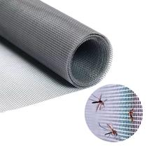 Tela Anti Mosquito UV Polietileno Cinza Preta Branca 50m x 1,50m Uso Residencial e Agrícola