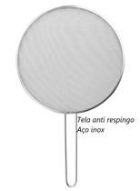 Tela anti respingo fritura aço inox 25cm MimoStyle mimo4785