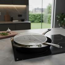 Tela Anti Respingo Inox para Fritura Grande 29cm, Proteção de Malha Fina Coleção Isa Scherer