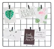 Tela Aramada Memory Board 40x40 Com Prendedores Tela Aramada Memory Board 40x40 Com Prendedores