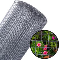 Tela Arame Galv. Abertura 11,46mm x 1,00m (venda por metro) Malha 2 Fio 18