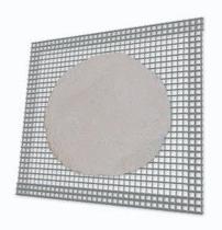 Tela Arame Galvanizado com Disco de Cerâmica Refratária RICILAB Tela Arame Galvanizado com Disco de Cerâmica Refratária RICILAB