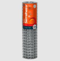 Tela Belgo Serralheiro 5x5cm - Fio 2,00mm - 1,02m De Altura - 15M