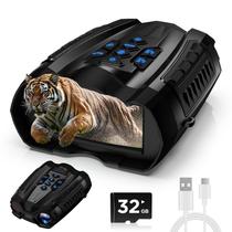 Tela binocular WARMTUYO 4K Night Vision de 3,5 polegadas 32GB 4000mAh