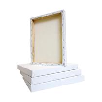 Tela Branca Para Pintura Quadro Canvas Painel Arte 10X10Cm Tela Branca Para Pintura Quadro Canvas Painel Arte 10X10Cm