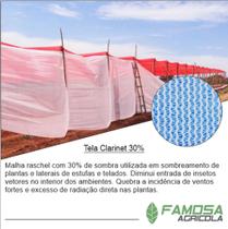 Tela branca para sombreamento 36% 3x10