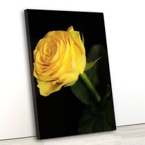 Tela Canvas Floral Rosa Amarela 55x80 Vertical 1