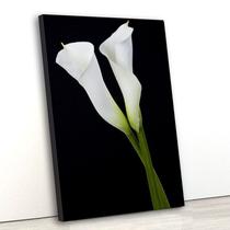 Tela canvas vert 60x40 flor copo de leite - Crie Life