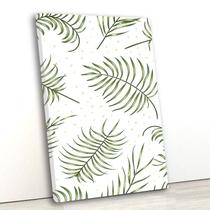 Tela canvas vert 60x40 folhas de palmeira - Crie Life