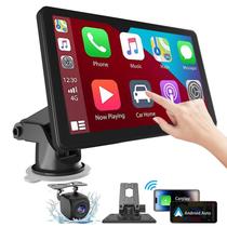 Tela Carplay ITDULCET 7" - Apple CarPlay Sem Fio e Android Auto