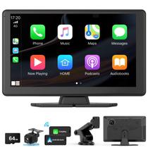 Tela Carplay Portátil 9" 5K - Dash Cam com GPS e Estéreo Automotivo