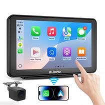 Tela CarPlay sem fio ZUCWO HD Touch de 7 polegadas para estéreo automotivo