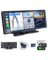 Tela CarPlay Sprleaf 10,26" com Dashcam 4K e Câmera de Ré