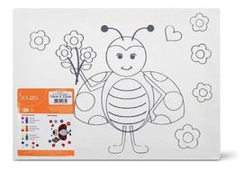 Tela Chassis Sp. Pinus Riscada 16x22 Joaninha Souza & Cia