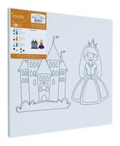 Tela Chassis Sp. Pinus Riscada 30x30 Castelo Souza & Cia