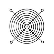 Tela Cooler 120x120mm Metalico Preto C/ 5 Pçs