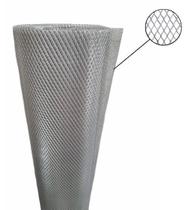 Tela De Alumínio Grade 30cmX100cm Tuning ou ralo Expandida - MZK Grelhas