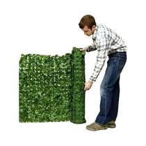 Tela De Cerca Artificial Verde Resistente a UV Para Pátio, Varanda, Jardim, Quintal, Interior E