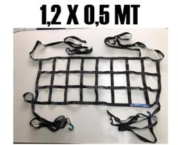Tela de contenção de carga para pick-up poliester 1,2m x 0,5m Tela de contenção de carga para pick-up poliester 1,2m x 0,5m