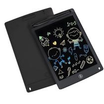 Tela De Escrita Lcd 12" Preta Lousa Mágica Escrita Colorida Botão De Apagar Desenhos E Anotações
