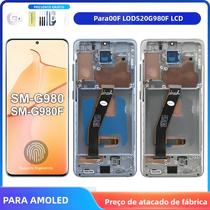 Tela De Exibição AMOLED TFT LCD Samsung S20 4G G980F Com Montagem De Quadro E Tela Sensível Ao Toque
