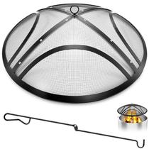 Tela de ignição Fire Pit TUSGENK, tampa de aço externa de 76 cm
