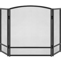 Tela de Lareira Best Choice Products - Tela de Aço 47,5 x 27,25 Polegadas