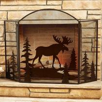 Tela de lareira BLACK FOREST DECOR Moose Mesh 112x80 cm Tela de lareira BLACK FOREST DECOR Moose Mesh 112x80 cm
