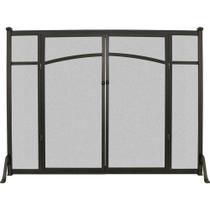 Tela de lareira Panacea Flat Panel 76x76cm com portas