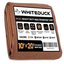 Tela de lona WHITEDUCK Heavy Duty Waterproof 610gsm Marrom 3x6m