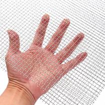 Tela de malha de arame, 5 malhas, aço inoxidável 304, 31x62cm, pacote com 2 Tela de malha de arame, 5 malhas, aço inoxidável 304, 31x62cm, pacote com 2
