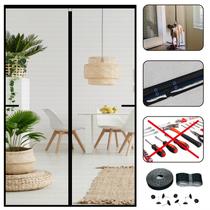 Tela de malha de porta CHIYUNS com fechamento magnético 86x203cm