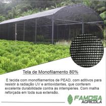 Tela de monofilamento sombreamento 80% medida de 3x3 Tela de monofilamento sombreamento 80% medida de 3x3