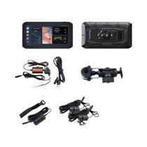 Tela De Navegação GPS Para Painel De Motocicleta Com CarPlay Sem Fio E Android Auto, Monitor TPMS De