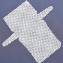 Tela de Plástico para Bolsa 22,8 x 13cm Branca - Círculo