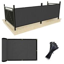 Tela de privacidade para cerca UPGRADE 91 x 61 cm cinza escuro em HDPE Tela de privacidade para cerca UPGRADE 91 x 61 cm cinza escuro em HDPE