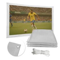 Tela de Projeção CK300 Branca 150" Polegadas 3.5x2 Metros